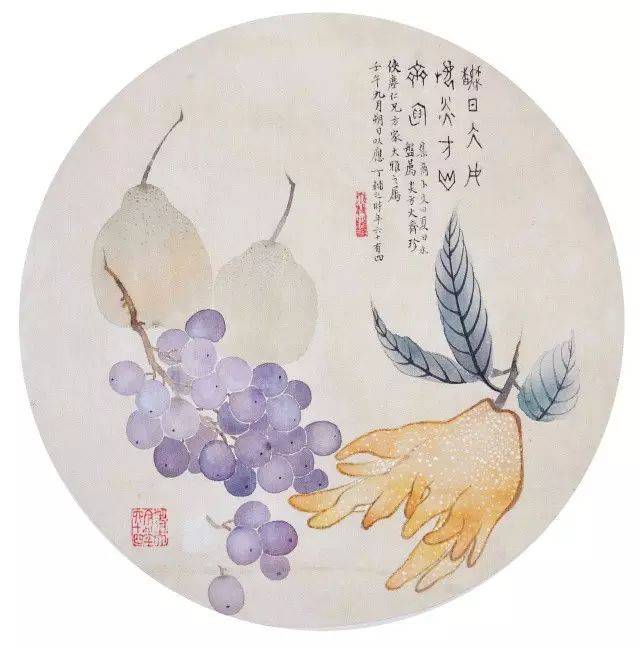 丁辅之 | 46岁开始学画画，他画的水果让人垂涎欲滴，被誉为民国画水果画得最好的画家
