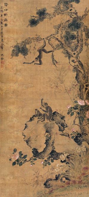 清 沈铨作品
沈铨（1682—1760），字衡之，号南苹，浙江湖州市德清县新市镇（一作吴兴（今浙江省湖州市吴兴区）人。少时家贫，随父学扎纸花。20岁左右，从事绘画，并以此为生。其画远师黄筌画派，近承明代吕纪，工…