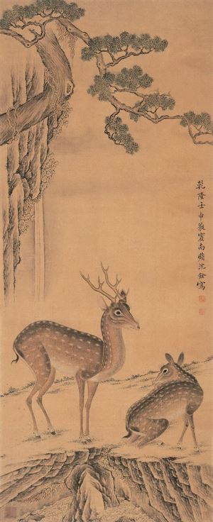 清 沈铨作品赏析
沈铨（1682—1760），字衡之，号南苹，浙江湖州市德清县新市镇（一作吴兴（今浙江省湖州市吴兴区）人。少时家贫，随父学扎纸花。20岁左右，从事绘画，并以此为生。其画远师黄筌画派，近承明代吕纪，工写花卉翎毛、走兽，以精密妍丽见长，也擅长画仕女。创“南苹派”写生画，深受日人推崇，被称为“舶来画家第一”。