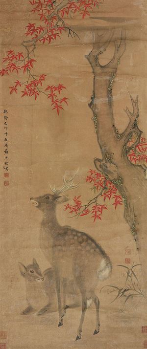 清 沈铨作品赏析
沈铨（1682—1760），字衡之，号南苹，浙江湖州市德清县新市镇（一作吴兴（今浙江省湖州市吴兴区）人。少时家贫，随父学扎纸花。20岁左右，从事绘画，并以此为生。其画远师黄筌画派，近承明代吕纪，工写花卉翎毛、走兽，以精密妍丽见长，也擅长画仕女。创“南苹派”写生画，深受日人推崇，被称为“舶来画家第一”。