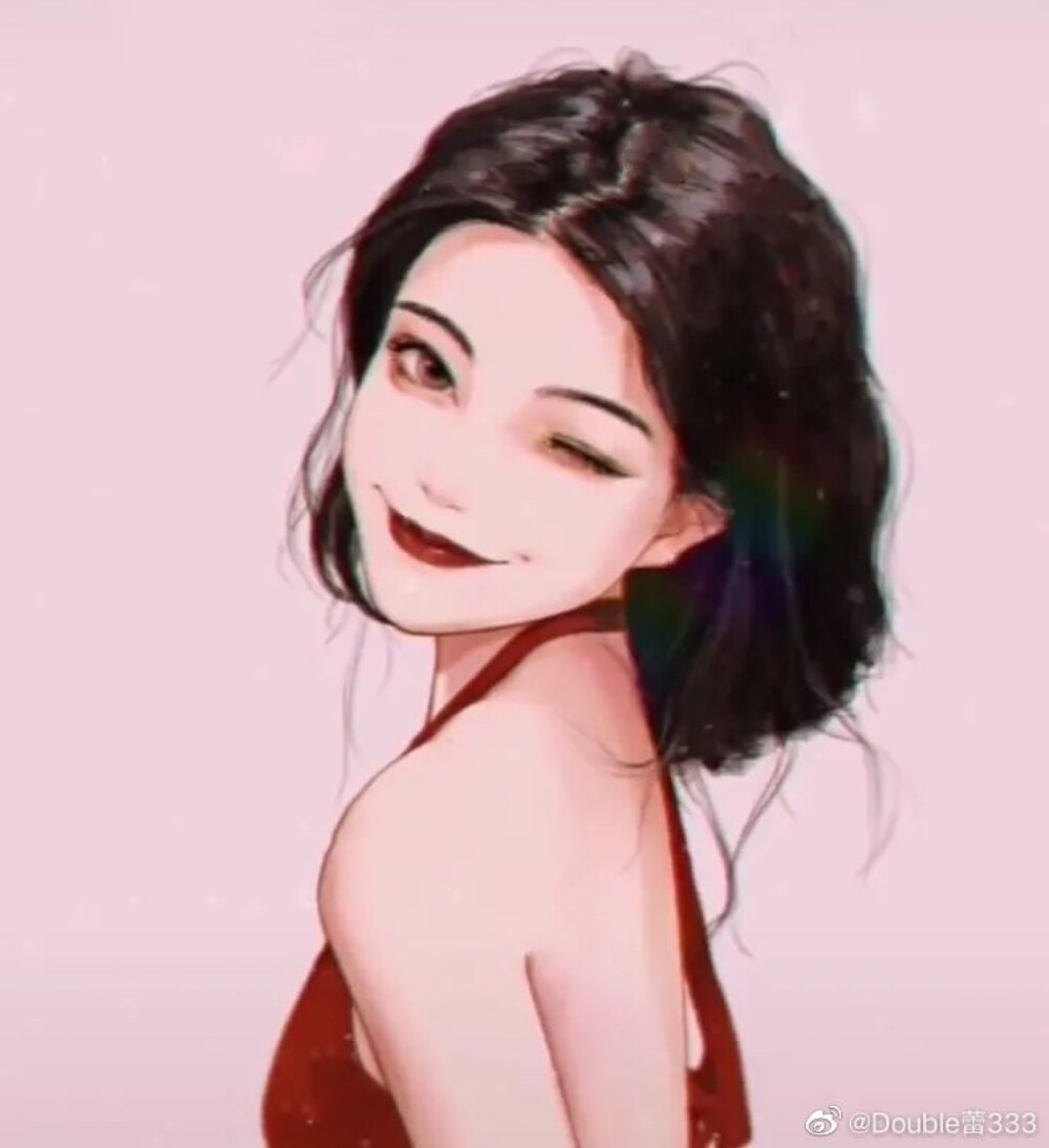 红衣女子头像
