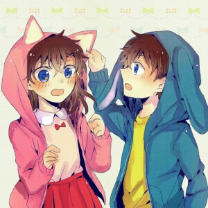 名侦探柯南   快斗和青子◇(｡･ω･｡)ﾉ♡