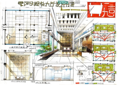 室内空间手绘快题设计