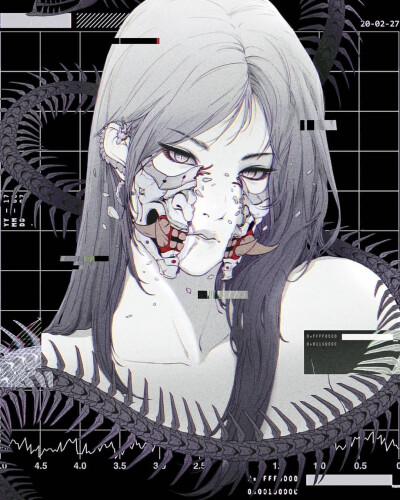 Cyberpunk girl
画师：Gharly
ins：gharliera ​​​
via 一张好画