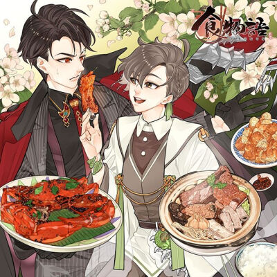 黑胡椒蟹/肉骨茶
食物语
画师：@le_delicatessen