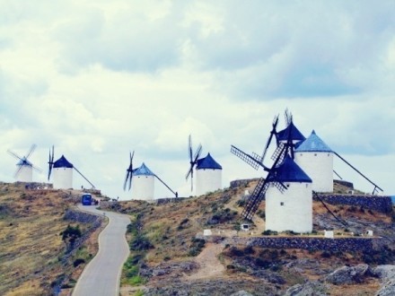 西班牙，康苏埃格拉风车村