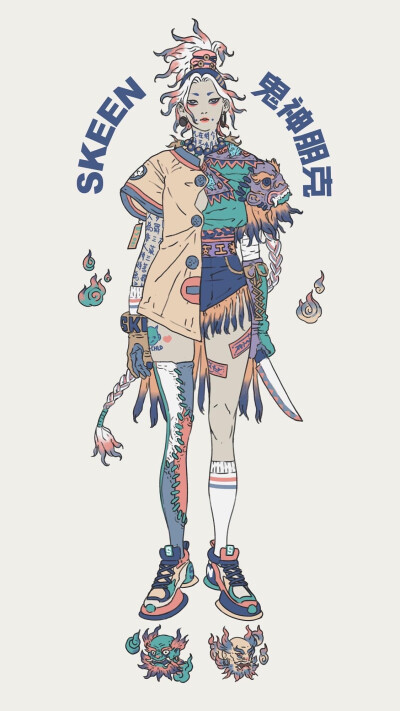 壁纸(插画，动漫，人物)