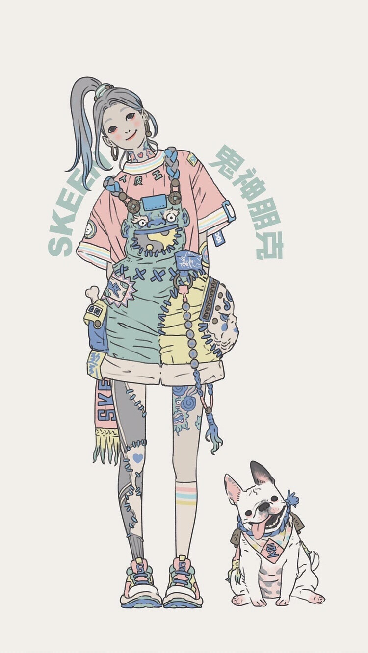 壁纸(插画，动漫，人物)