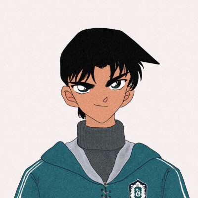 动漫男头 超爱的名侦探 转自某插画师