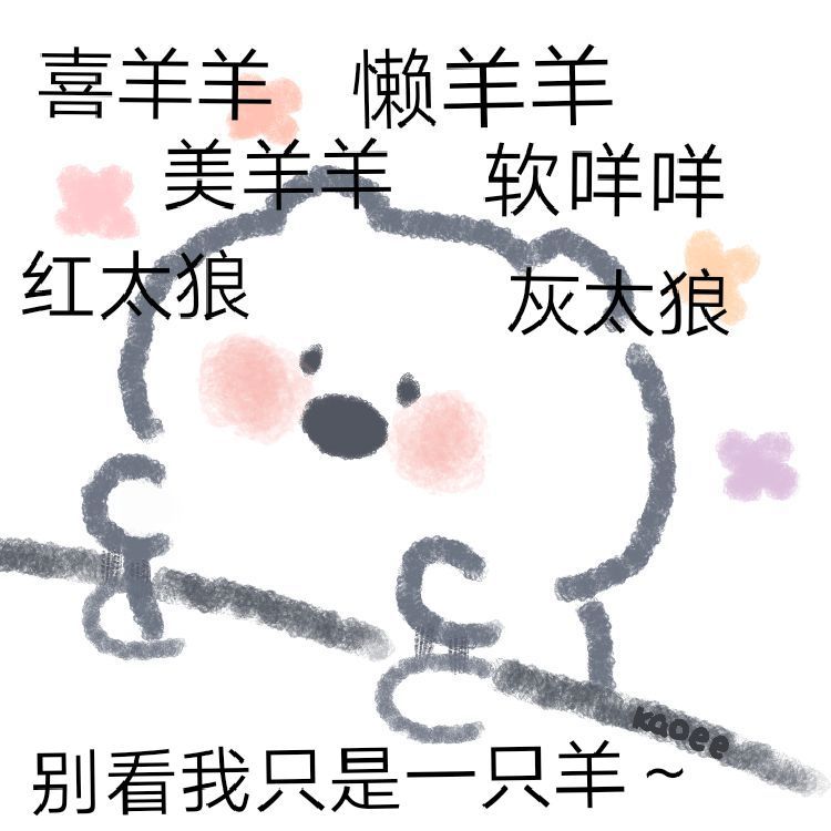 可爱表情包｜©kaoee白鹅