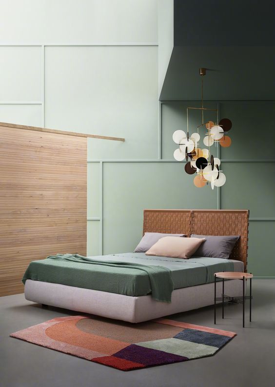 室内设计优雅的灰绿色调