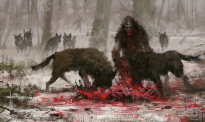 场景插画[cp]Jakub Rozalski ???