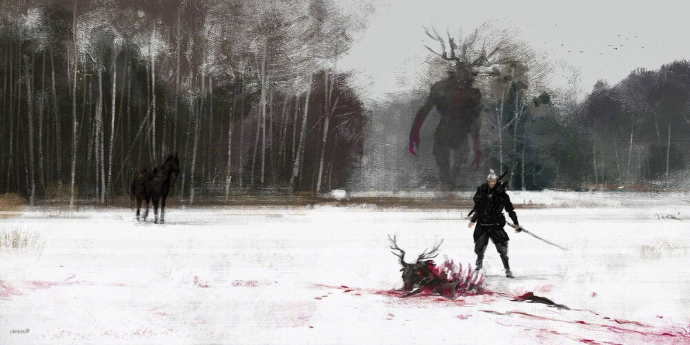 场景插画[cp]Jakub Rozalski ???