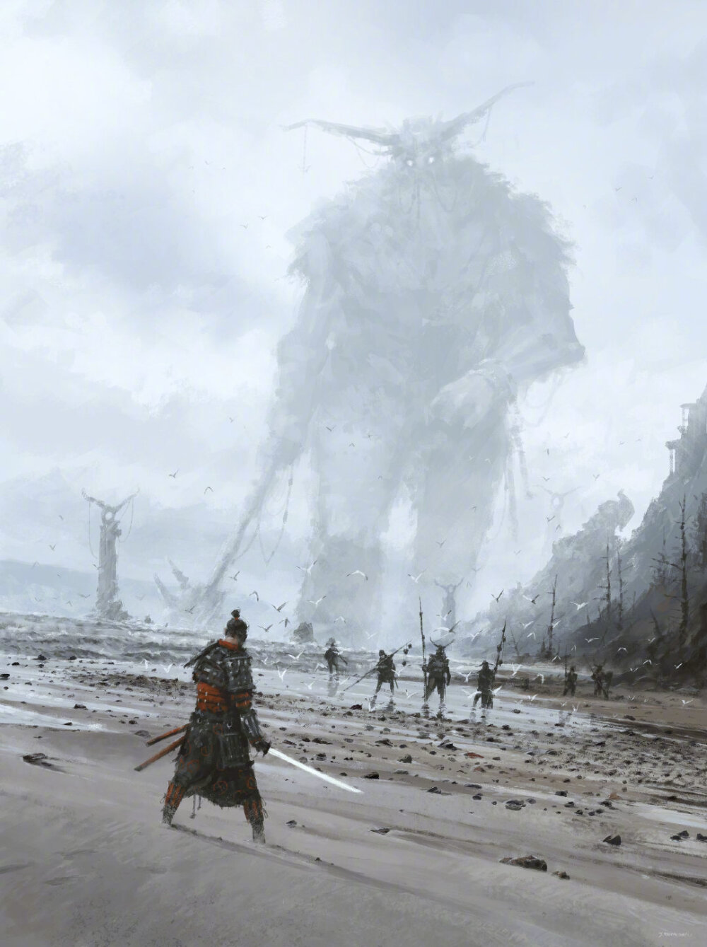 场景插画[cp]Jakub Rozalski ​​​