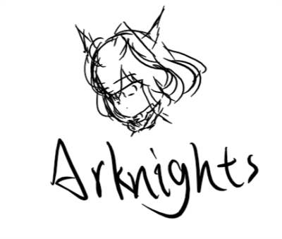 写了字的是干员的小表情！写了“Arknights”的是干员！可以做头像哦~