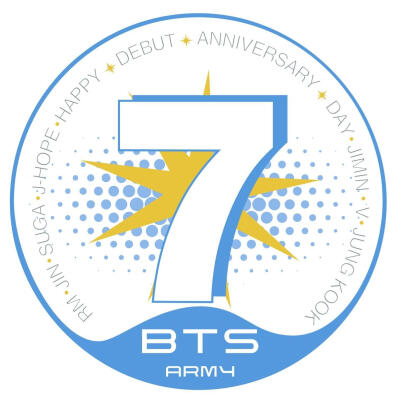 防弹少年团七周年应援