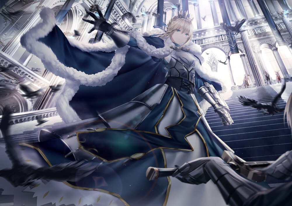 Fate/Grand Orde 阿尔托利亚·潘德拉贡 Saber 绘师：純白可憐（p id=20778107） 本作品id=82141003