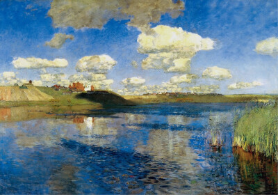 伊萨克·列维坦 湖
1899—1900年 布面油画 149cm×208cm 圣彼得堡俄罗斯国家博物馆