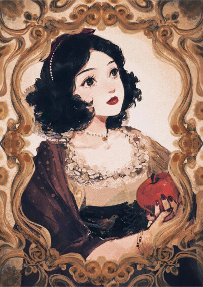 迪士尼公主动漫壁纸
（画手：阿莘）