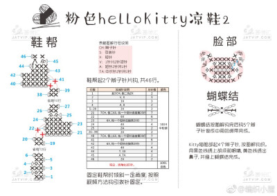 鉤針寶寶鞋圖解