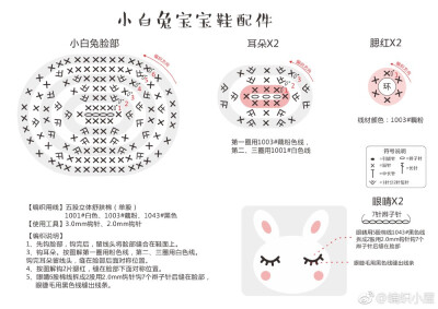 鉤針寶寶鞋圖解