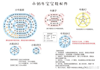 钩针宝宝鞋图解