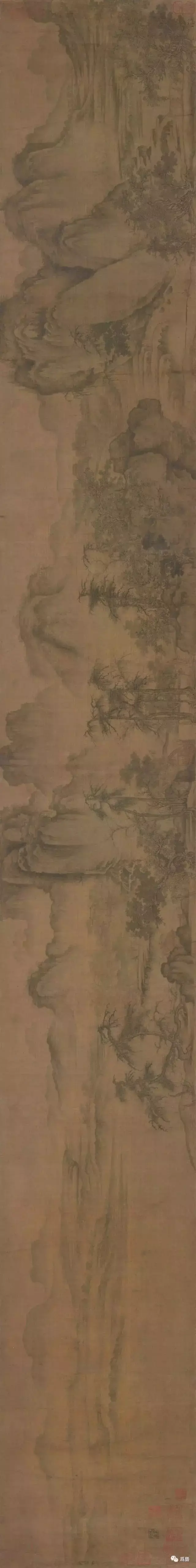 北宋 郭熙 《溪山秋霽圖》
26.0×206.0 cm(橫屏觀看)
美 國 弗 利 爾 博 物 館 藏