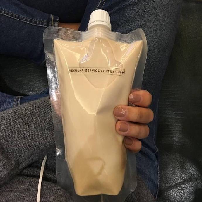 regular家的袋装便携奶茶