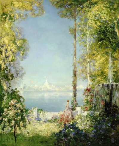 英国艺术家 托马斯·埃德温·莫斯廷（Thomas Edwin Mostyn）作品赏析（后花园系列）
1864年-1930年
出生于英国曼彻斯特，艺术家汤姆·莫斯廷的儿子。曾就读于曼彻斯特美术学院。1880年第一次举办个人展。