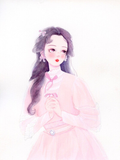 淮墨 水彩插画