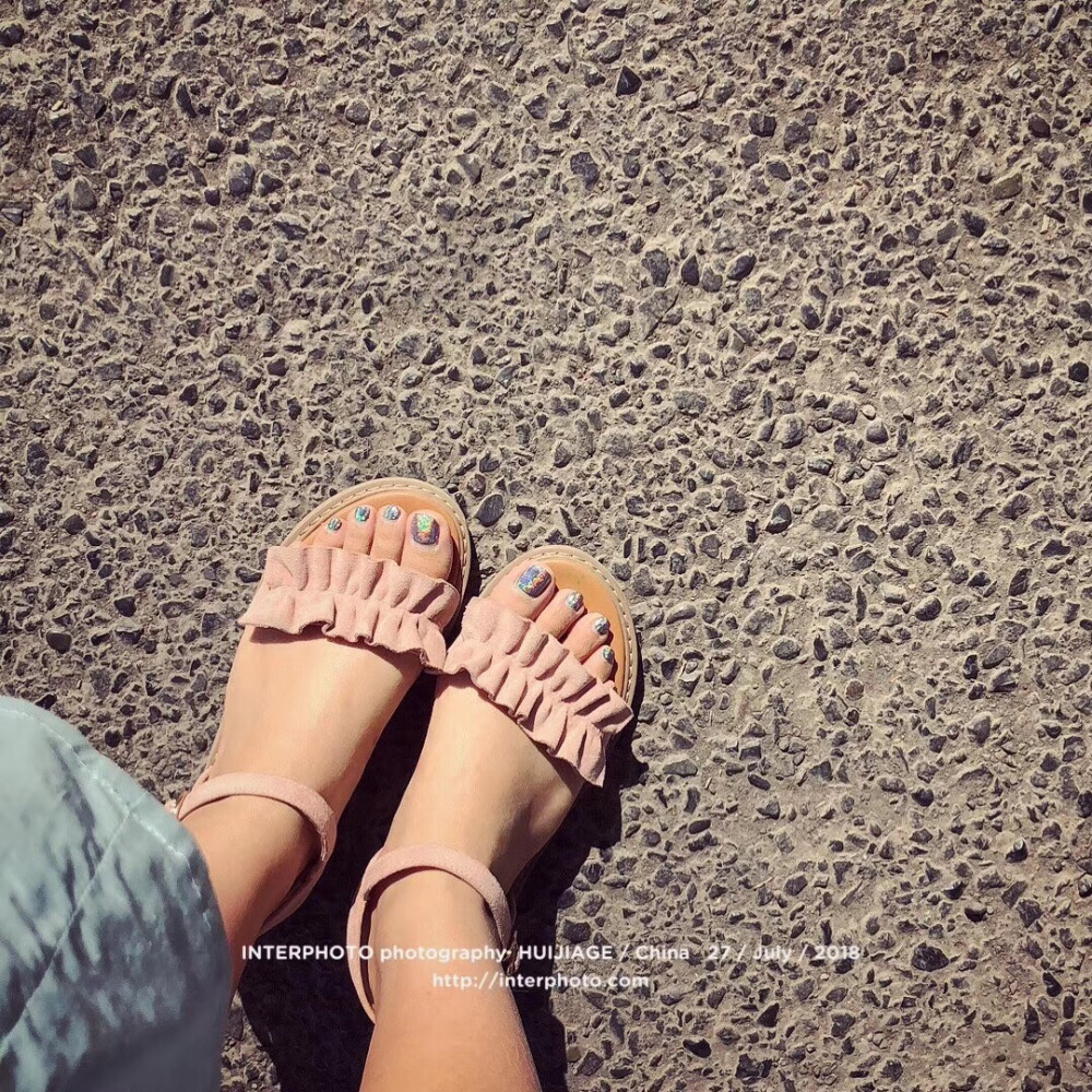 脚指甲，美甲