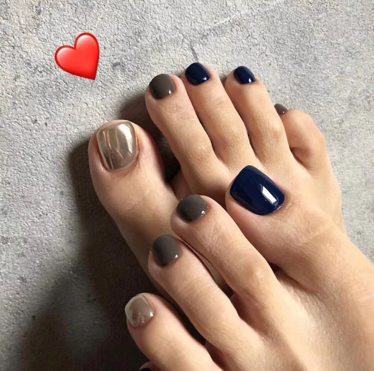 脚指甲，美甲