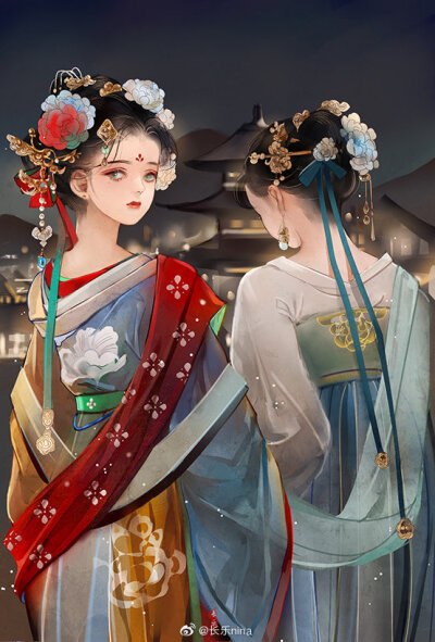 ［古风美人］画师 ：长乐nina