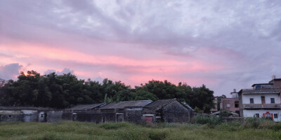 日落，晚霞，风景