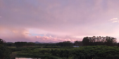 日落，晚霞，风景