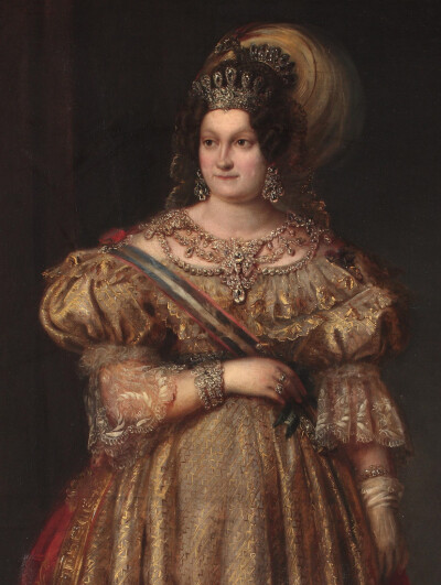 1831 María Cristina de Borbón by Valentín Carderera y Solano