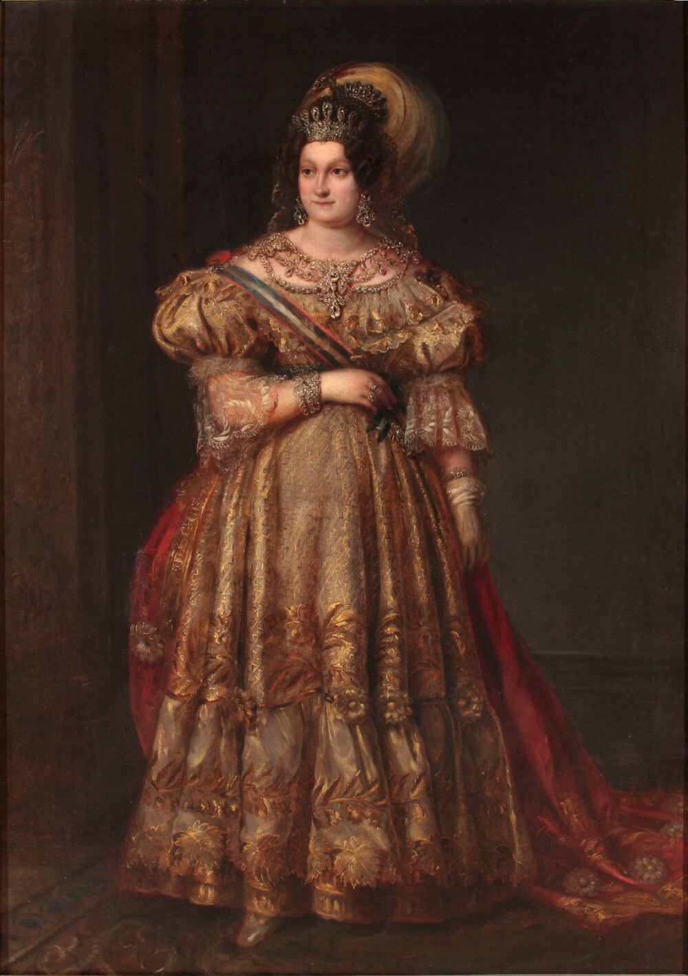 1831 María Cristina de Borbón by Valentín Carderera y Solano