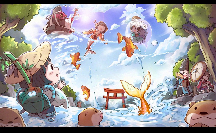 阴阳师 插画 过场图