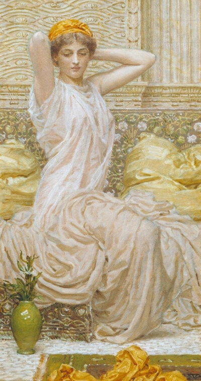 The Toilette, 1886 by Albert Moore (English, 1841–1893) ​​​