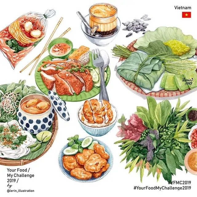 美食插画
cr. lerin