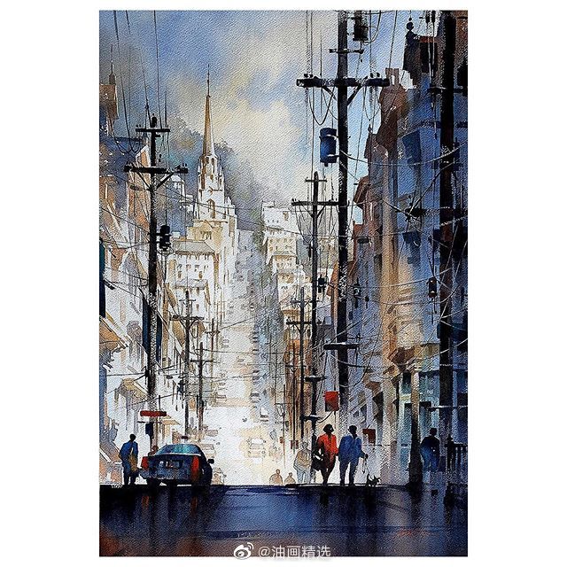 水彩--Thomas W. Schaller ​​​