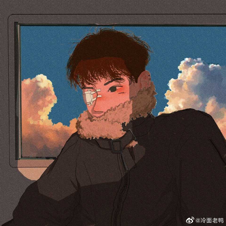 冷面老鸭的作品太可了，可以当头像，呕吼✨❤️