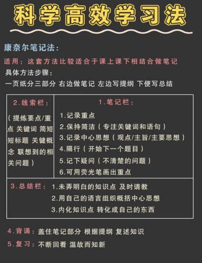 如何支配时间+康奈尔笔记法/符号记录法
不要在最安逸的年纪辜负了最好的自己。