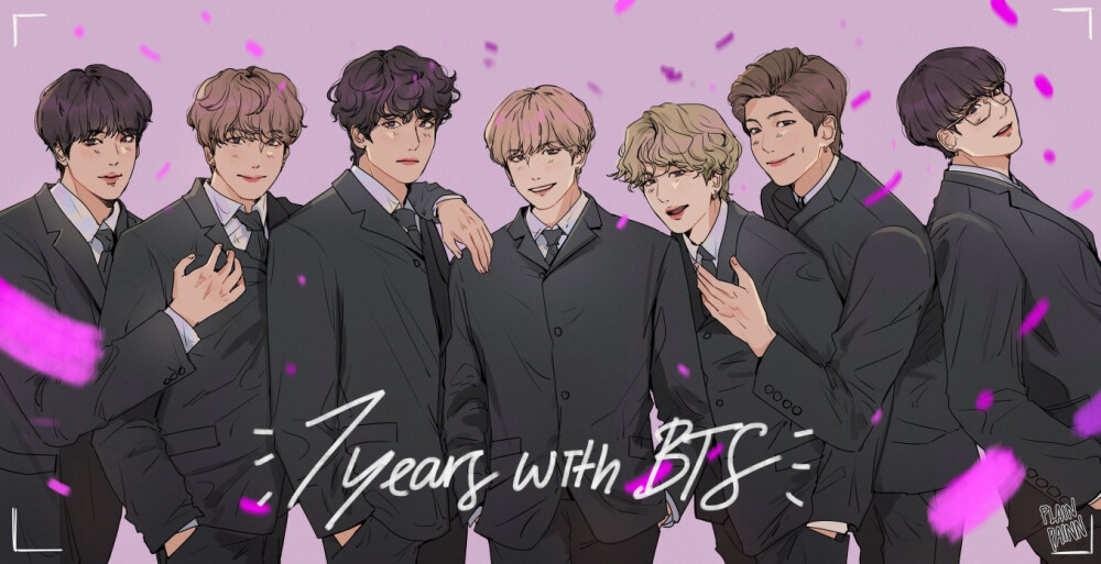 防弹少年团出道七周年啦
I love you more than love
btsfanart♡
©logo