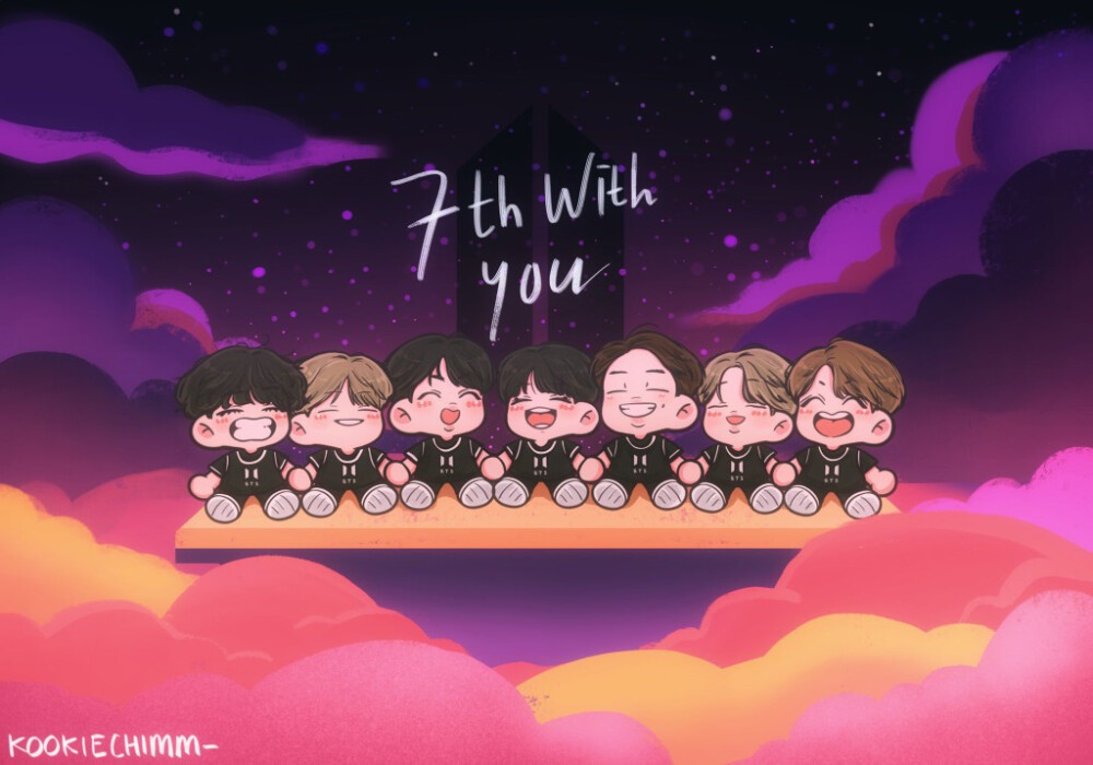 防弹少年团出道七周年啦
I love you more than love
btsfanart♡
©logo