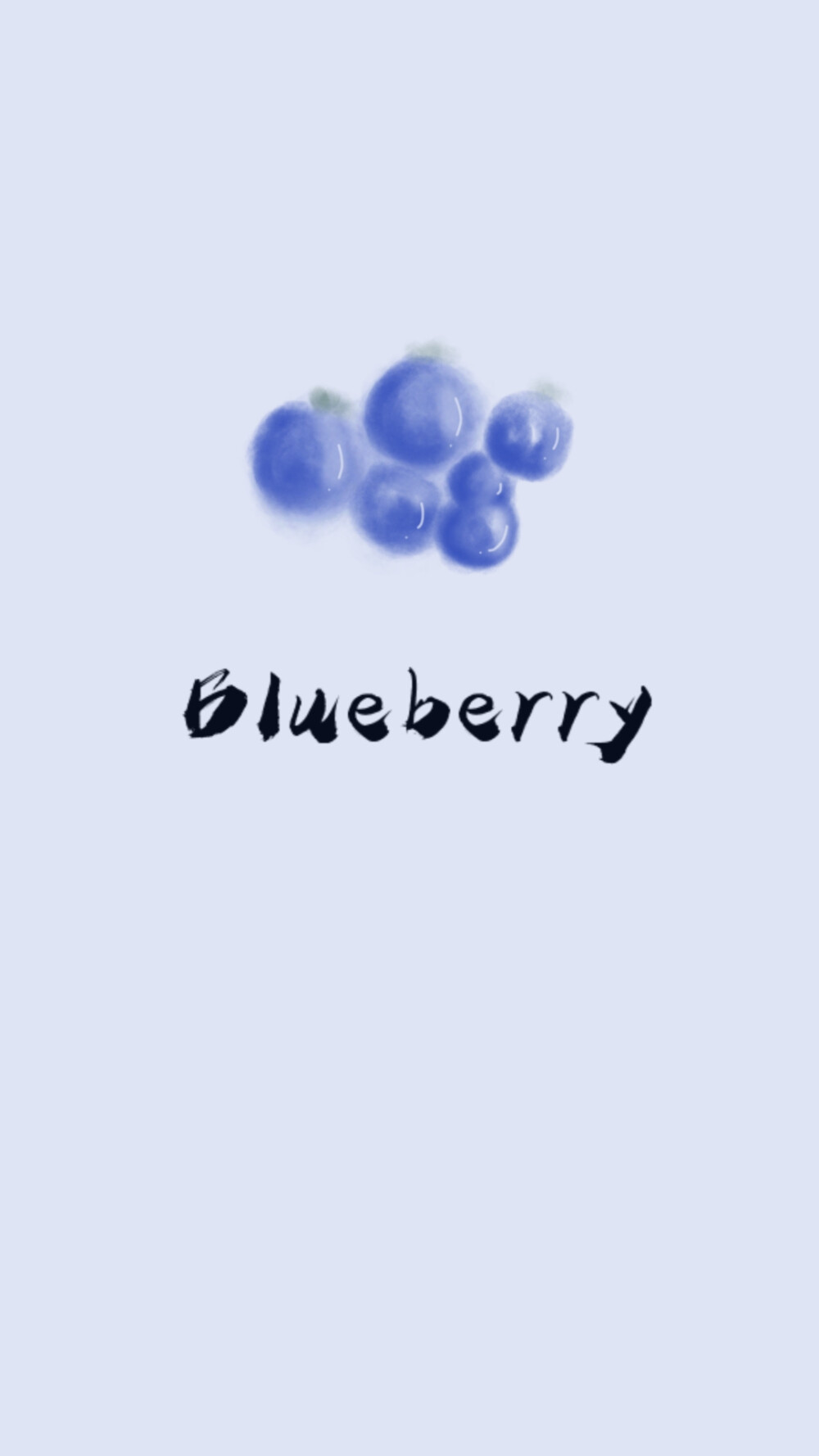 春夏壁纸-蓝莓-blueberry-清新-简洁