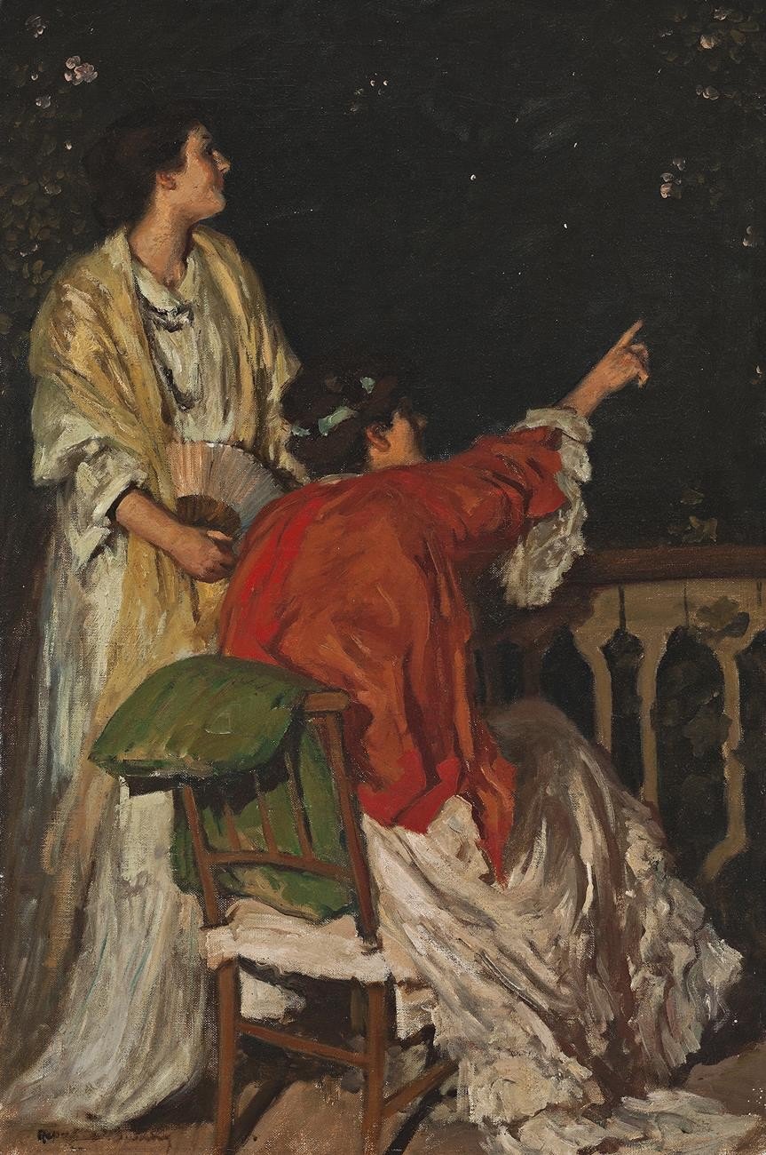 流星 1908, Rupert Bunny (澳大利亚, 1864–1947)
79.8 x 52.8 cm ​​​