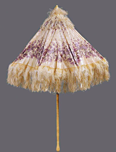 塔夫绸遮阳伞，19世纪
