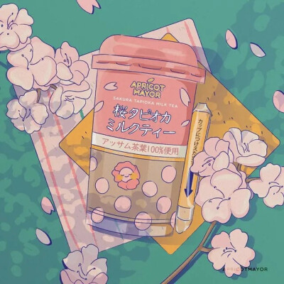 插画（ins：apricotmayor）