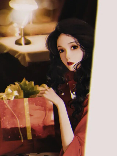 你穿红衣，很好看